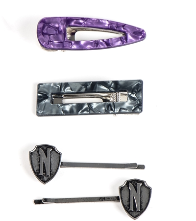 Wednesday Hair Accessories Ganchos para crianças