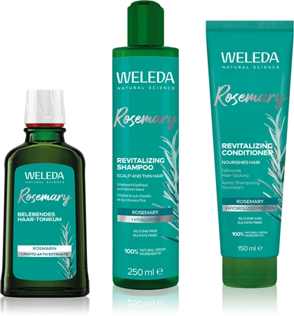 Weleda Rosemary sada pro růst vlasů a posílení od kořínků
