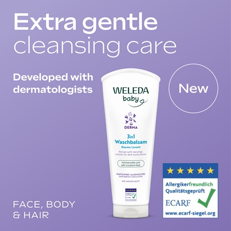 Weleda Baby Derma Cleansing Balm for skin soothing