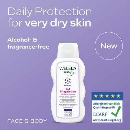 Weleda Baby Derma drėkinamasis pienelis kūdikių odai