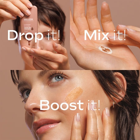 Weleda Serum Drops Sunkissed Bronzing Moisturizing Face Serum with a light tan effect