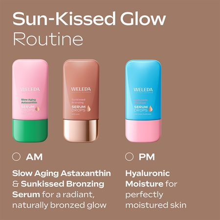 Weleda Serum Drops Sunkissed Bronzing Moisturizing Face Serum with a light tan effect