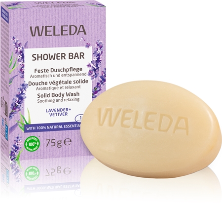 Weleda Shower Bar Lavender твърд сапун с лавандула