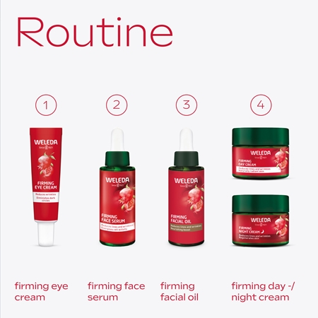Weleda Pomegranate crema de día reafirmante antiarrugas con péptidos de maca