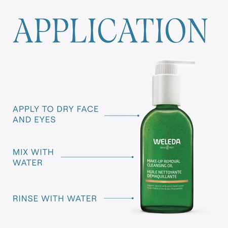 Weleda Cleansing Care Make-up Removal Cleansing Oil óleo de limpeza removedor de maquilhagem efeito calmante