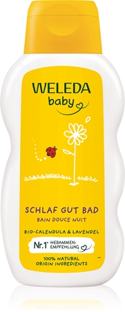 Weleda Baby Calendula Baby Bath for a good night