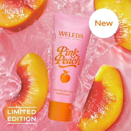Weleda Pink Peach Mitrinošs roku krēms