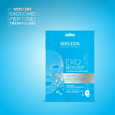 Weleda Exo Boost hydraterende sheet mask
