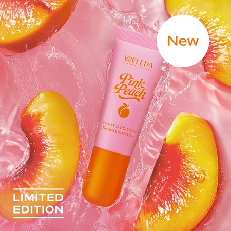 Weleda Pink Peach Tinted Lip Balm