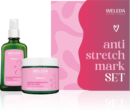 Weleda Mama Sila prírody proti striám sada na prevenciu a redukciu strií