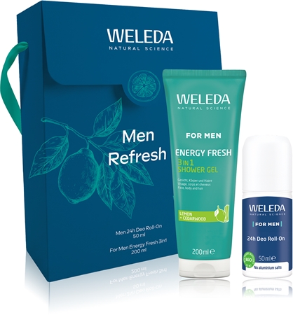 Weleda Men Refresh подарунковий набір для чоловіків