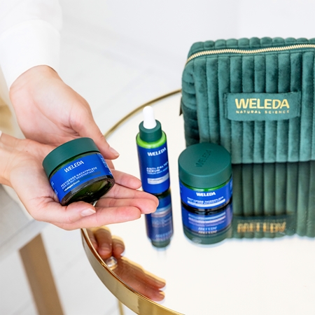 Weleda Blue Gentian Contouring Ritual Presentförpackning För hudföryngring