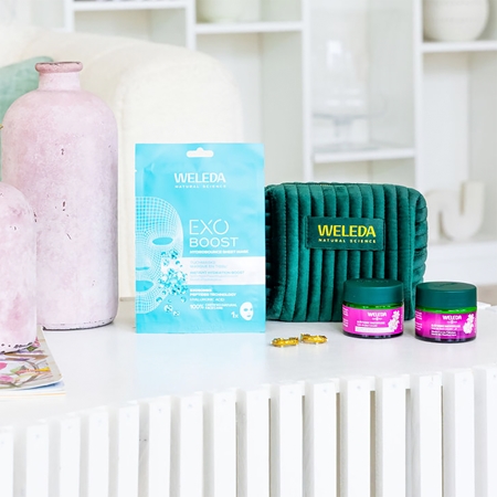 Weleda Wild Rose Radiance Ritual zestaw upominkowy dla efektu rozjaśnienia i wygładzenia skóry
