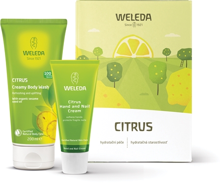 Weleda Citrus lote de regalo VII. (con efecto humectante) para mujer