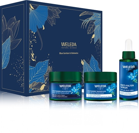 Weleda Blue Gentian & Edelweiss Geschenkset mit liftender und festigender Wirkung