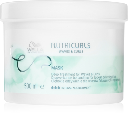 Wella Professionals Nutricurls Waves & Curls masque lissant pour cheveux bouclés et frisé