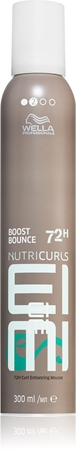 Wella Professionals Eimi Nutricurls Boost Bounce αφρώδες σκληρυντικό μους για σγουρά μαλλιά