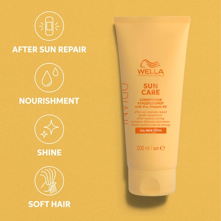 Wella Professionals Invigo Sun suojaava hoitoaine auringon rasittamille hiuksille