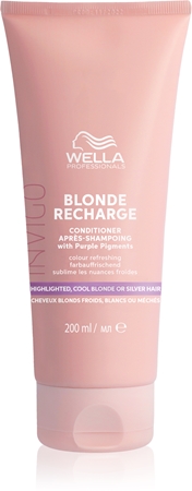 Wella Professionals Invigo Blonde Recharge Violet Conditioner neutralising yellow tones