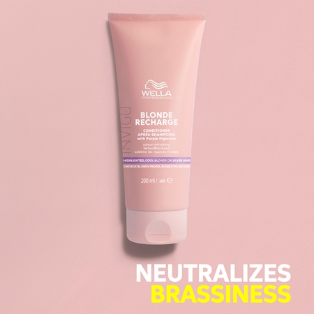 Wella Professionals Invigo Blonde Recharge Violet Conditioner neutralising yellow tones