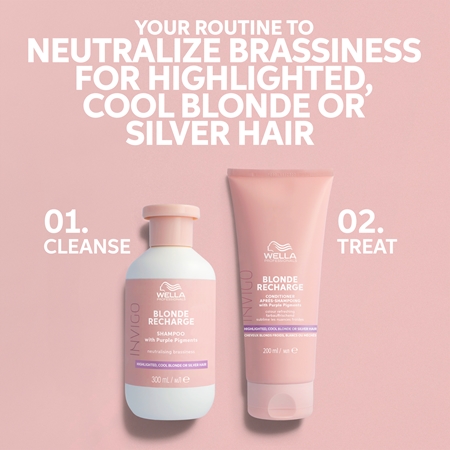 Wella Professionals Invigo Blonde Recharge Violet Conditioner neutralising yellow tones