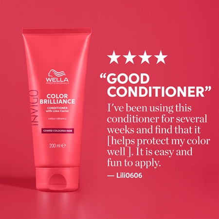 Wella Professionals Invigo Color Brilliance Conditioner for Thick, Coarse or Curly Hair for colour-treated hair
