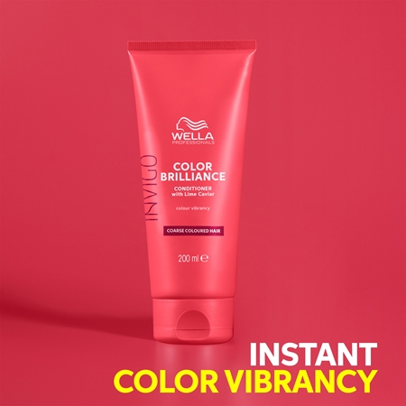 Wella Professionals Invigo Color Brilliance Conditioner for Thick, Coarse or Curly Hair for colour-treated hair
