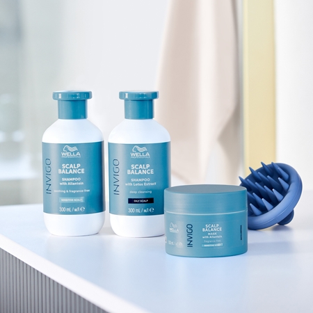 Wella Professionals Invigo Scalp Balance beruhigendes und feuchtigkeitsspendendes Shampoo für empfindliche Kopfhaut