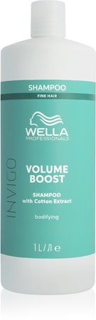 Wella Professionals Invigo Volume Boost apimties suteikiantis šampūnas ploniems plaukams