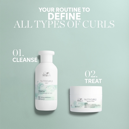 Wella Professionals Nutricurls Curls Mild Micellar Shampoo for curly hair