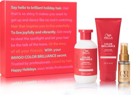 Wella Professionals Invigo Color Brilliance Geschenkset (für feines gefärbtes Haar)