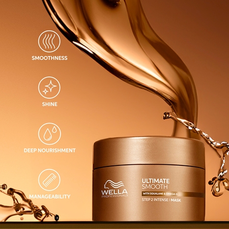 Wella Professionals Ultimate Smooth Mask hydratačná a vyživujúca maska na vlasy