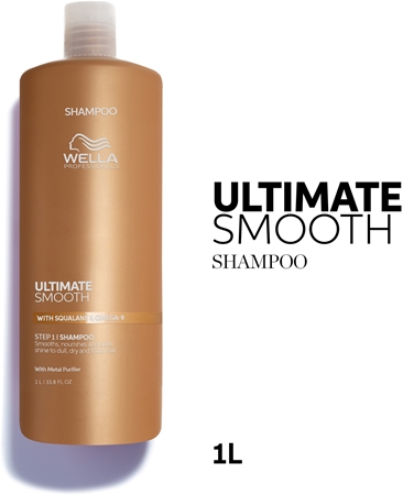 Wella Professionals Ultimate Smooth Shampoo Intensive Nourishing Shampoo for shiny and soft hair
