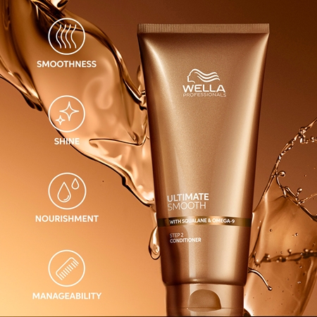 Wella Professionals Ultimate Smooth bundle conjunto para cabelo brilhante e macio