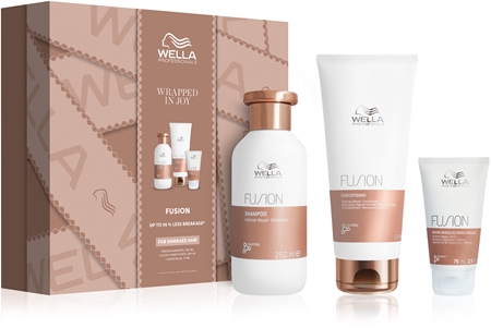 Wella Professionals Fusion gift set for damaged and colour-treated hair
