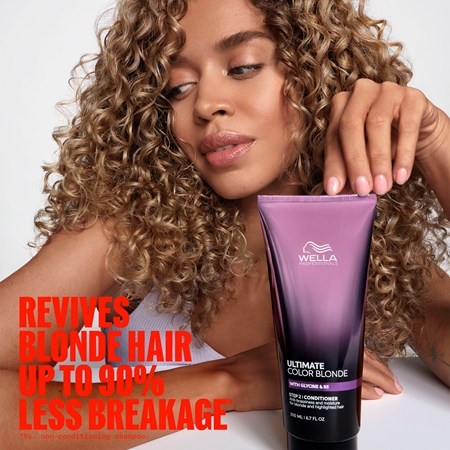 Wella Professionals Ultimate Color Blonde Conditioner Mitrinošs kondicionieris dzelteno toņu neitralizēšanai gaišiem, vēsi blondiem matiem