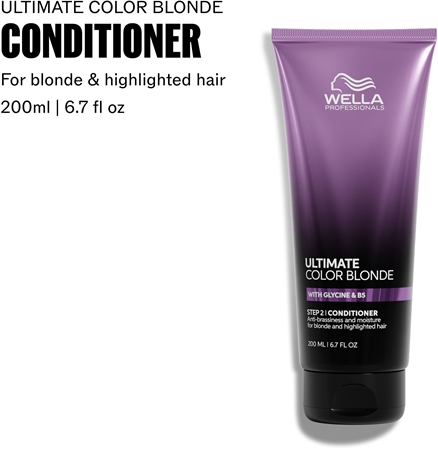 Wella Professionals Ultimate Color Blonde Conditioner Mitrinošs kondicionieris dzelteno toņu neitralizēšanai gaišiem, vēsi blondiem matiem