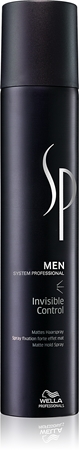 Wella Professionals SP Men Invisible Control lak na vlasy pro matný vzhled