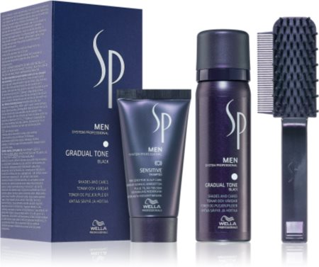 Wella Professionals SP Men Sensitive подарочный набор Black (для седых волос) для мужчин