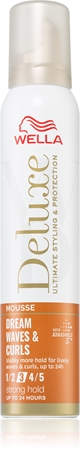 Wella Deluxe Dream Waves & Curls Schaumfestiger für welliges und lockiges Haar