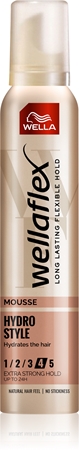 Wella Wellaflex Hydro Style pěnové tužidlo dodávající hydrataci a lesk