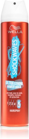 Wella Shockwaves Ultra Strong Power Hold Haarspray mit extra starkem Halt