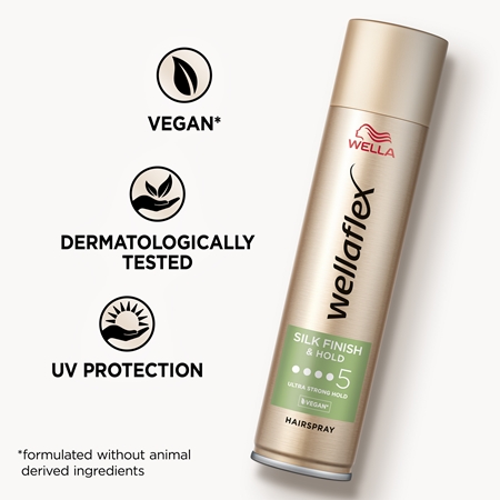Wella Wellaflex Silk Finish & Hold Extra Strong Fixating Hairspray