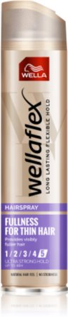 Wella Wellaflex Fullness For Thin Hair Haarspray mit extra starkem Halt für Flexibilität und Volumen