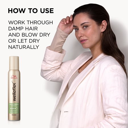 Wella Wellaflex Silk Finish & Hold pěnové tužidlo ultra silná fixace