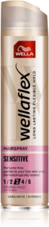 Wella Wellaflex Sensitive lak na vlasy se střední fixací bez parfemace