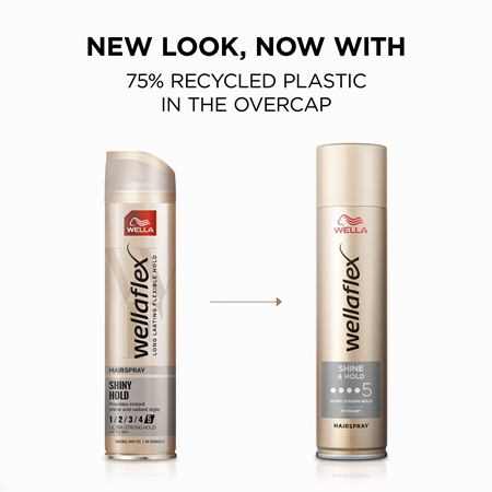 Wella Wellaflex Shine & Hold Hajlakk az extra erős tartásért a magas fényért