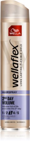 Wella Wellaflex 2nd Day Volume Haarlack mit mittlerer Fixierung für mehr Volumen