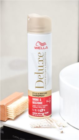 Wella Deluxe Shine & Restore Hårspray med stark stadga