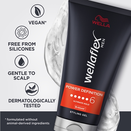 Wella Wellaflex Men hair gel with extra strong hold